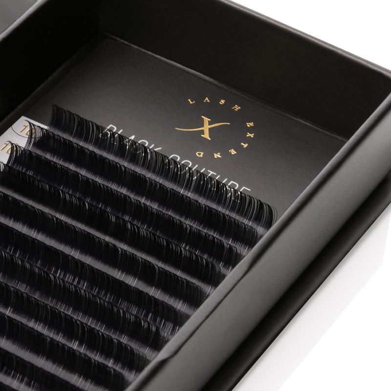 Premium Natural Silk lash C curl (Black couture)