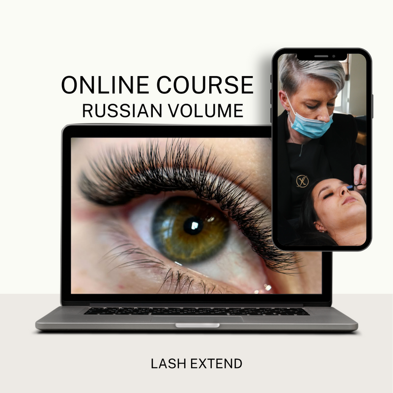 Online training - Russian volume lashes