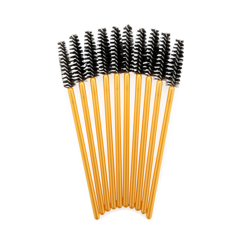 Lash eXtend mascara brushes - gold / black (100 pcs)