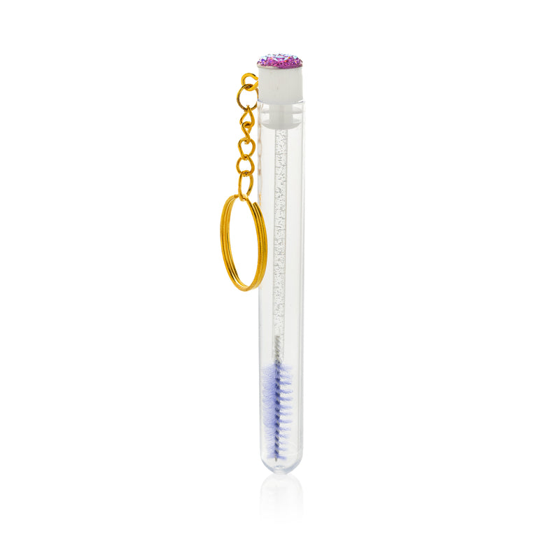 Lash eXtend mascara brushes keychain - purple (10 pcs)