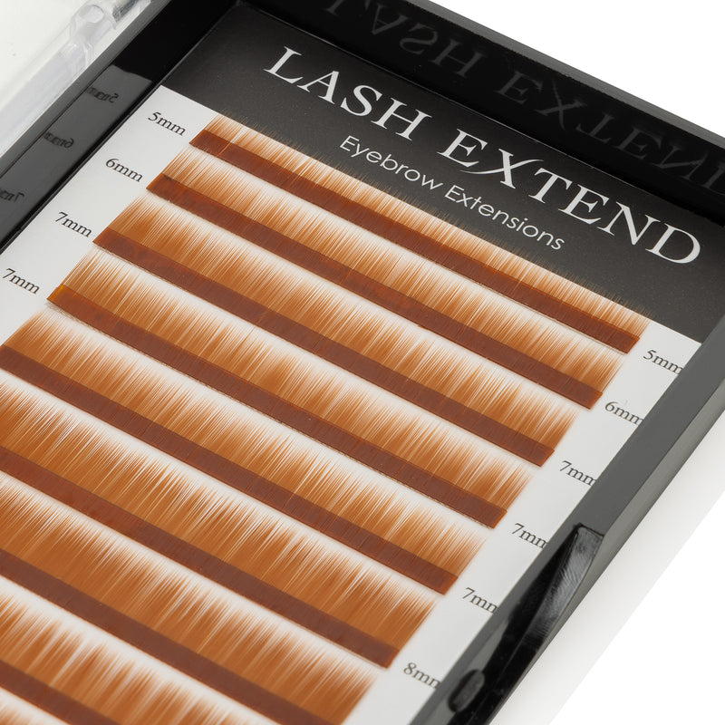 Eyebrow extensions - Medium brown