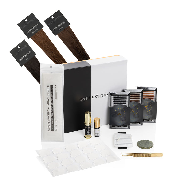 Augenbrauen-Extensions-Set