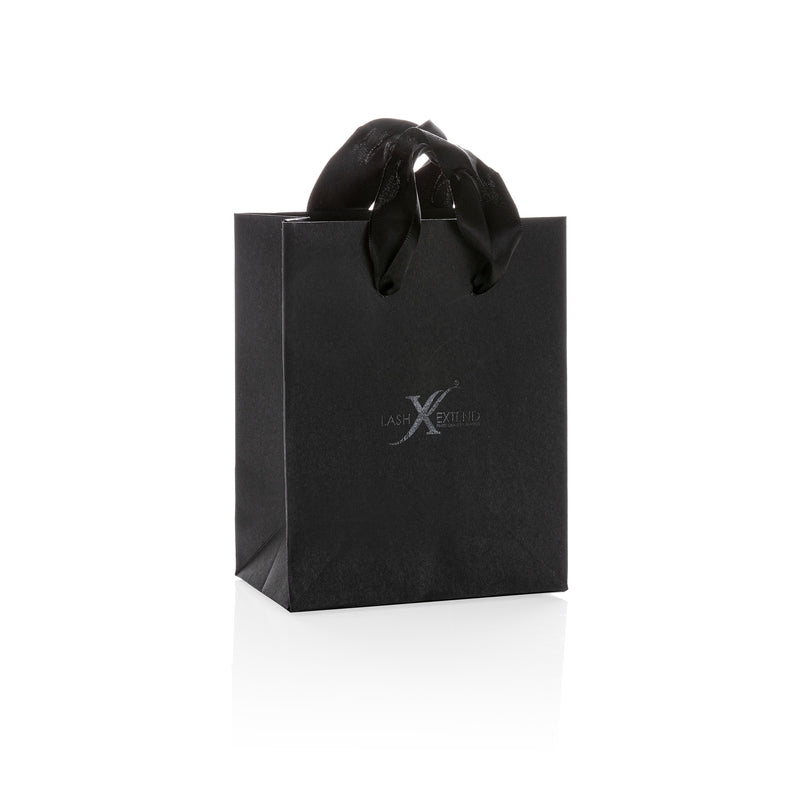 Premium gift bags by Lash eXtend - Small/Black - 12 pieces