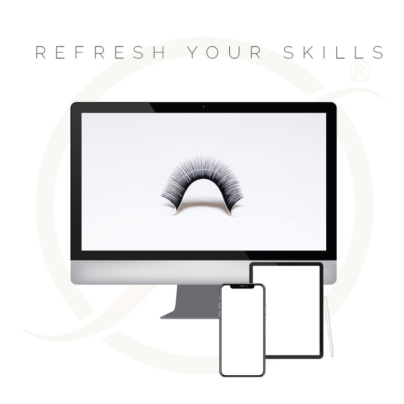 Refresh your skills - Isolating natural lashes