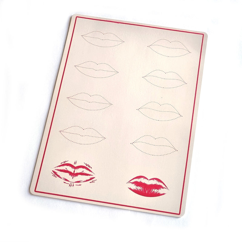 SPMU Couture - Siliconen oefenhuid lippen - rood